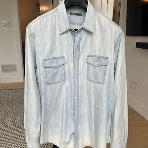 Vince Denim Long-Sleeve Shirt